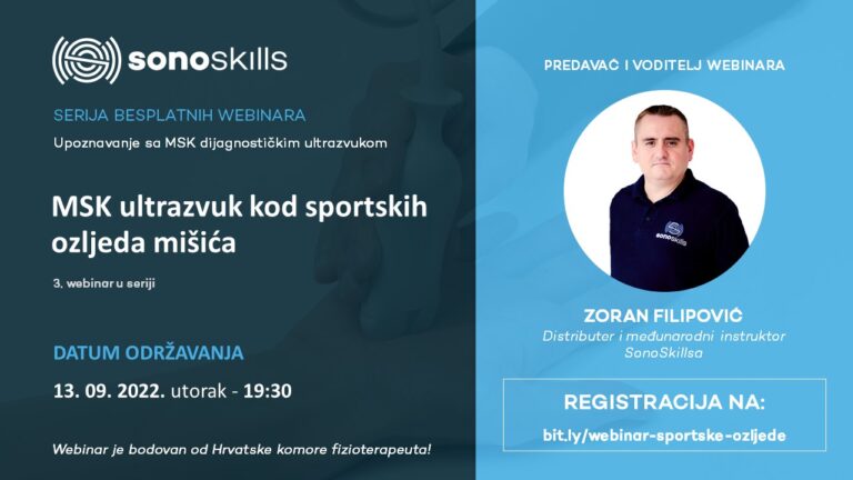 Webinar “MSK ultrazvuk kod sportskih ozljeda mišića”